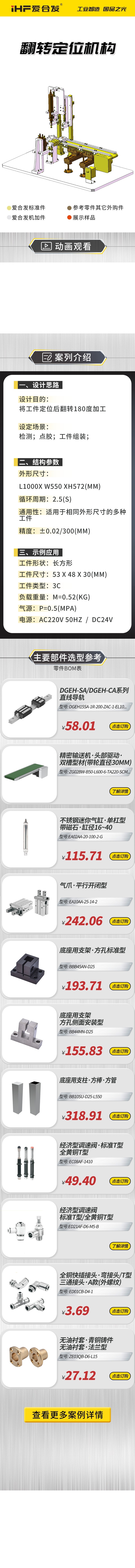 愛合發(fā)：案例介紹，翻轉(zhuǎn)定位機構(gòu)！